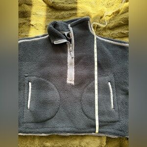 Free People Fleece 1/4 Zip Pullover